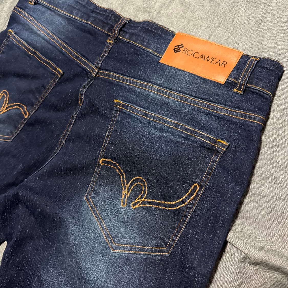 Slim Fit Moto / Biker Denim Jeans 상품이미지6