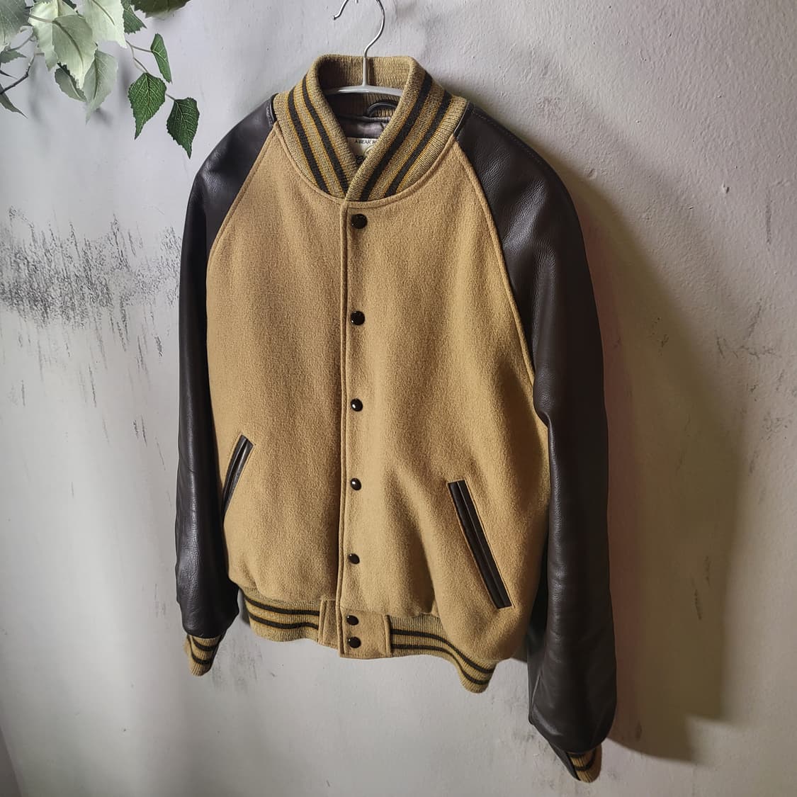 골든베어 레더 바시티 (M) made in USA 상품이미지3