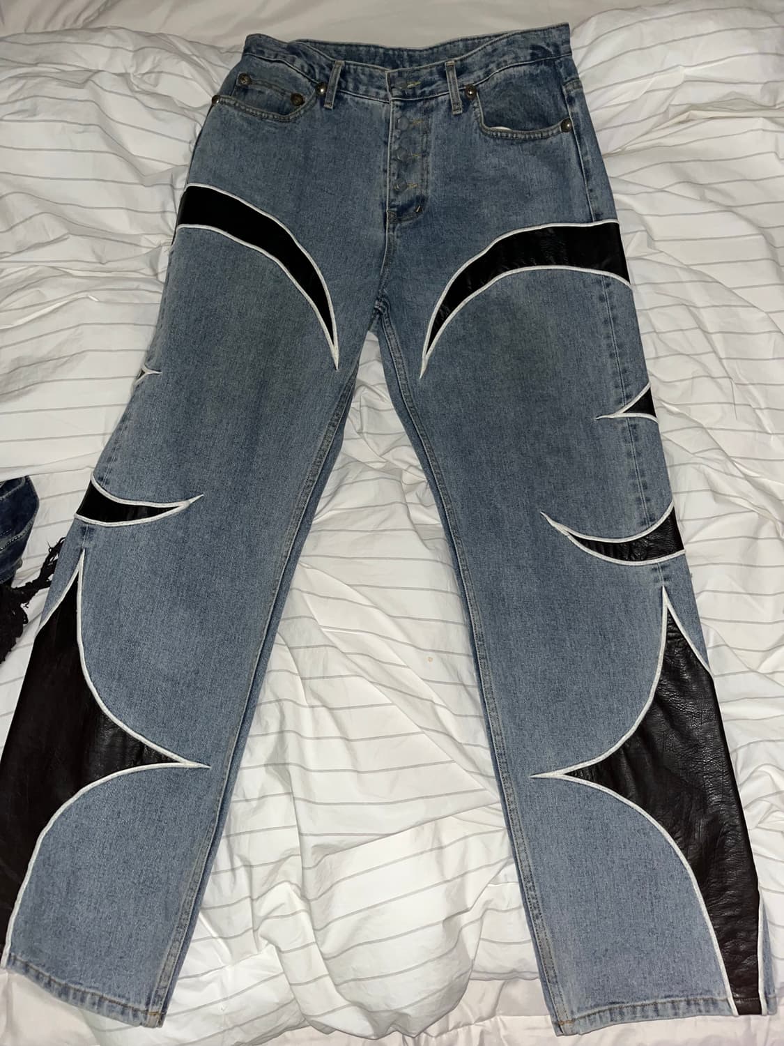 떠그클럽 레더팬츠 M 상품이미지1