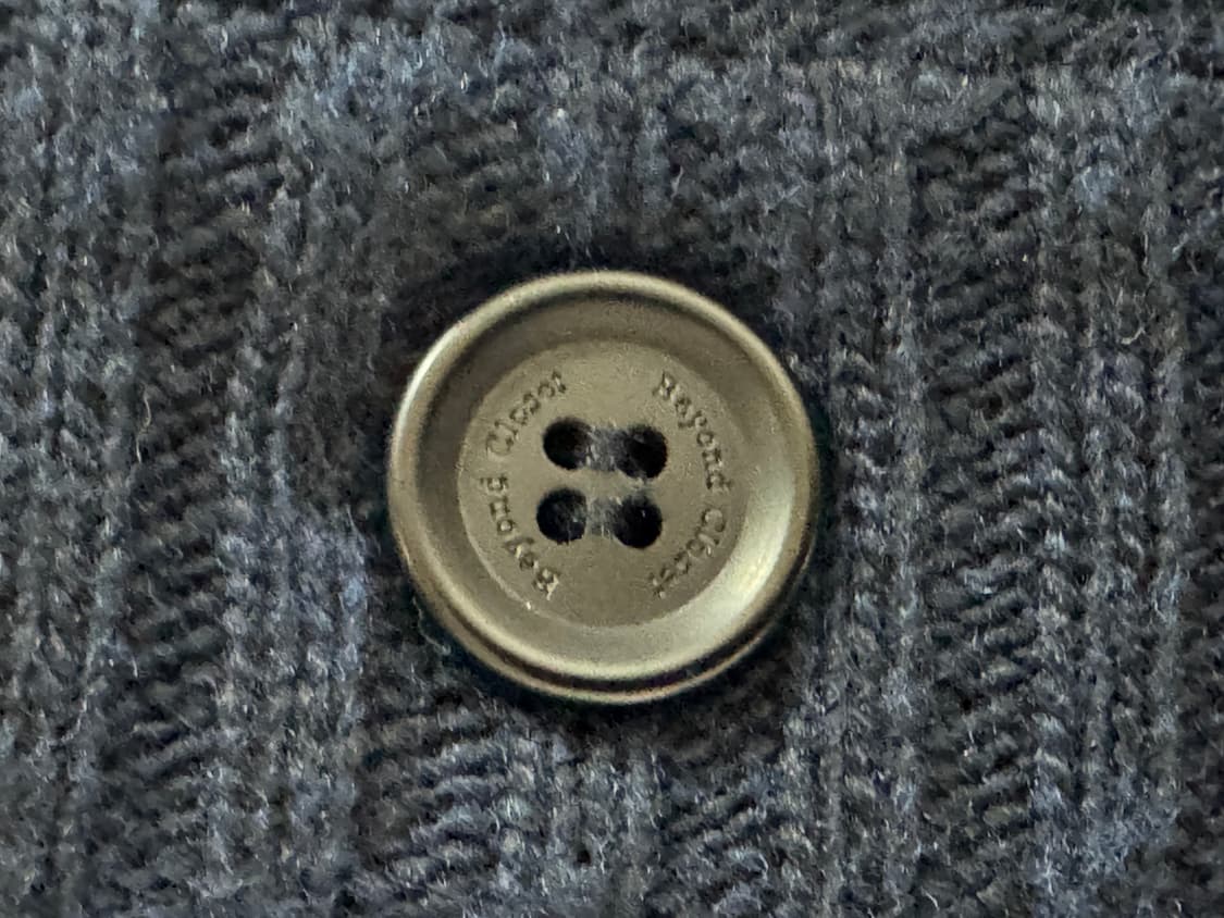 비욘드클로젯 ILP 시그니처 와펜 소프트 터치 라운드 가디건 상품이미지2