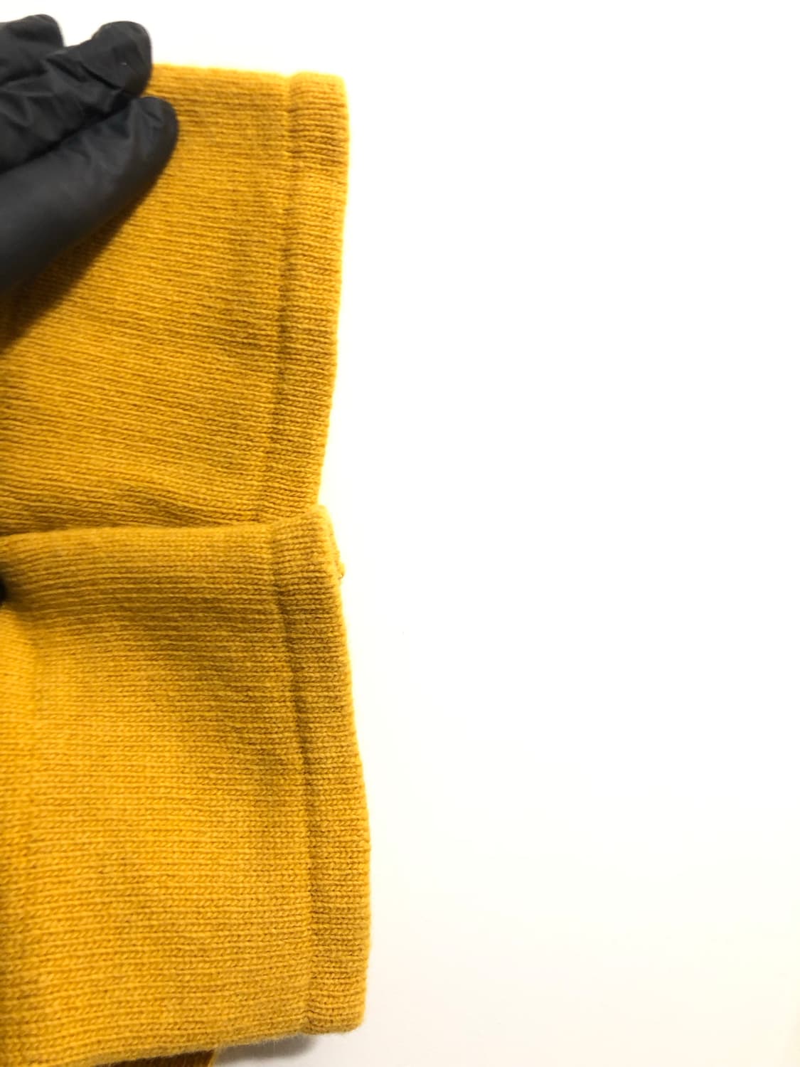 스톤아일랜드 10주년 모크넥 램스울 니트 옐로우 상품이미지8