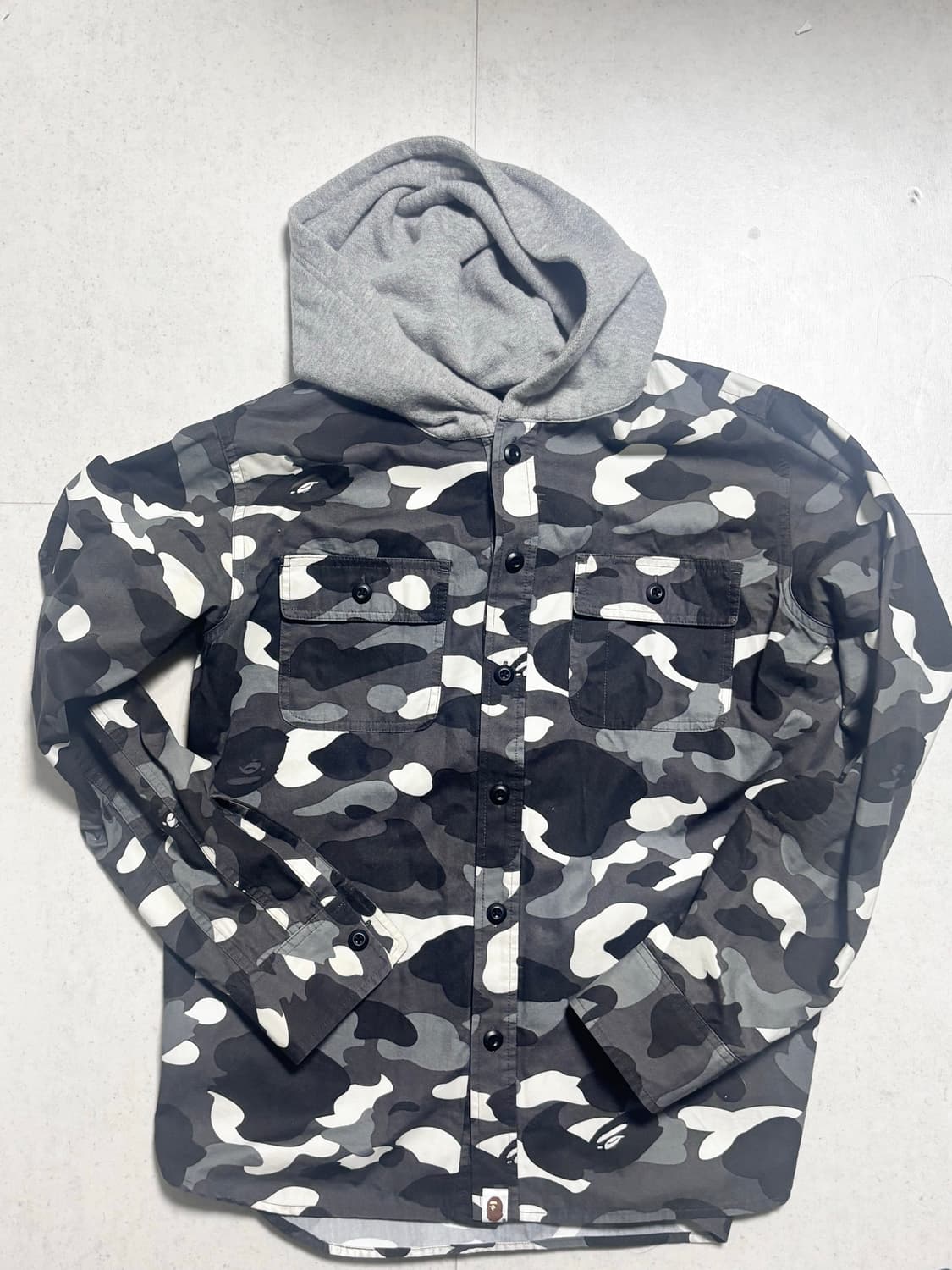 베이프 카모 후드 자켓 상품이미지1
