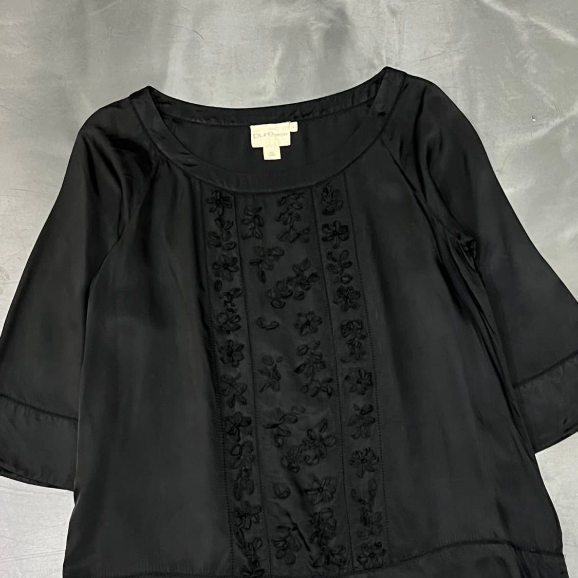  dkny 플라워 블라우스 y16187 상품이미지3