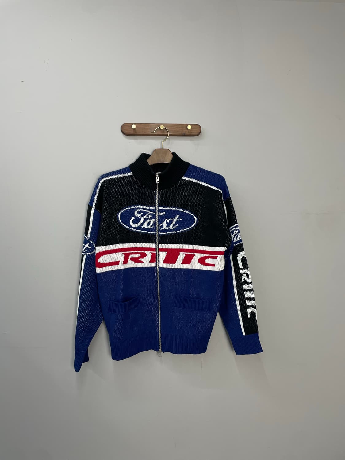 크리틱 레이싱 니트 집업 H1201 상품이미지2