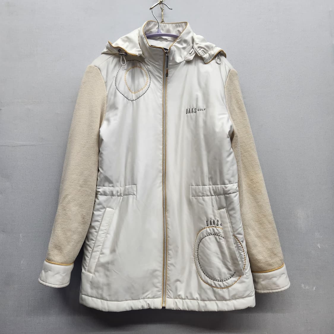 닥스골프 소매니트 후드점퍼 S 상품이미지1