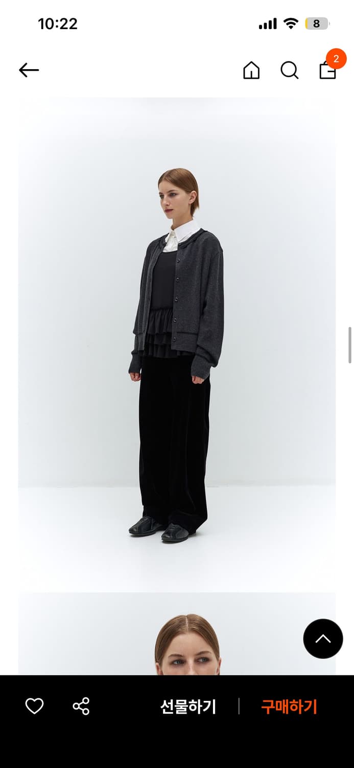 버뮬라 frill sleeveless top (black) 상품이미지3