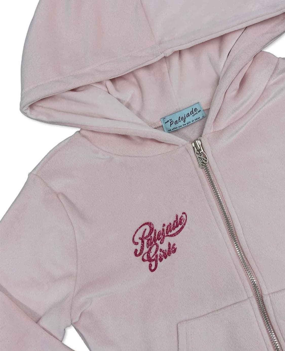 페일제이드 벨로아 y2k 벨벳 트레이닝 셋업 - 핑크 상품이미지9