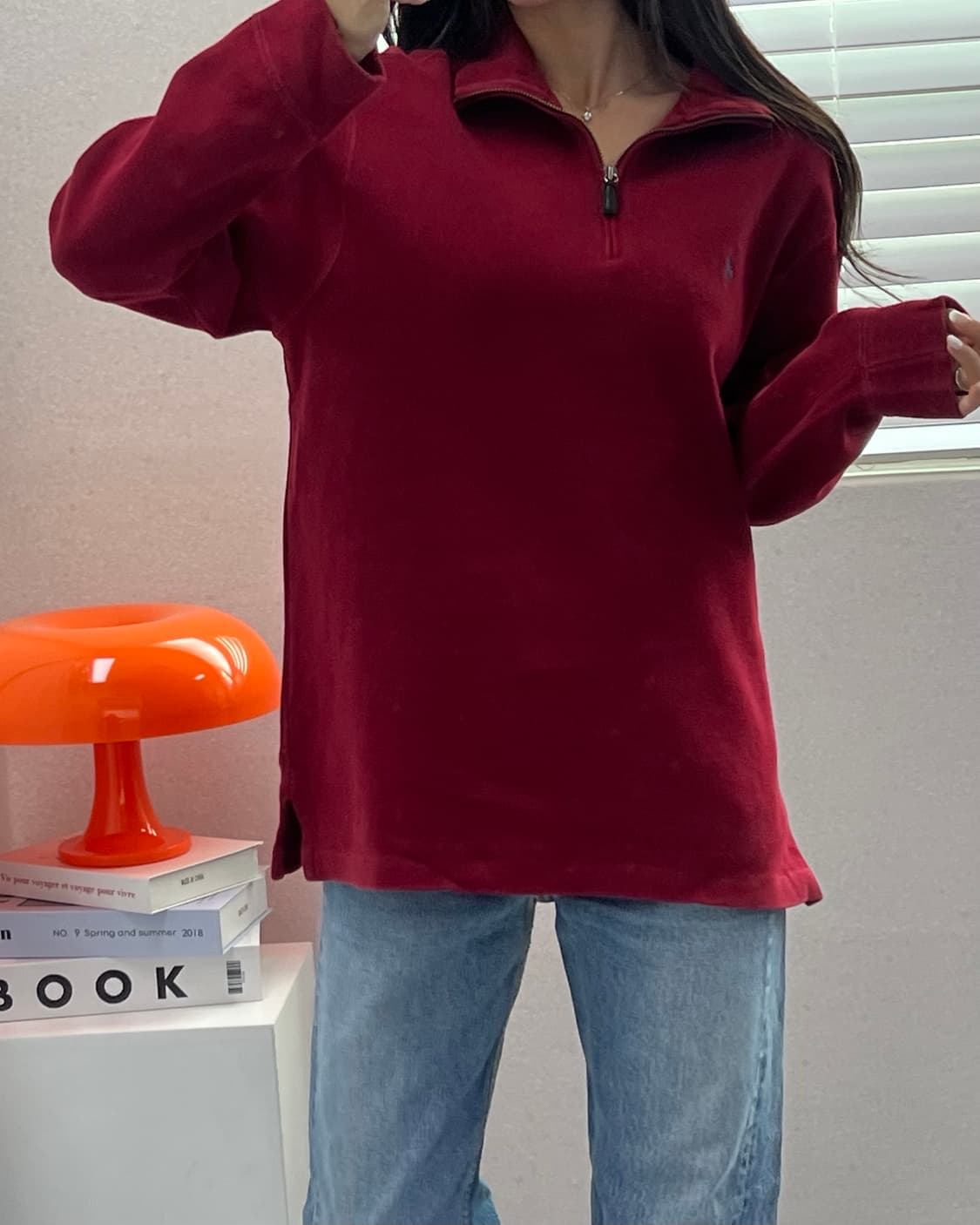 (M)폴로 반집업 스웨터-M1429 상품이미지1