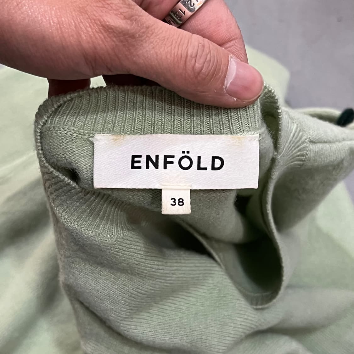  엔폴드 크루넥 니트 y14381 상품이미지6