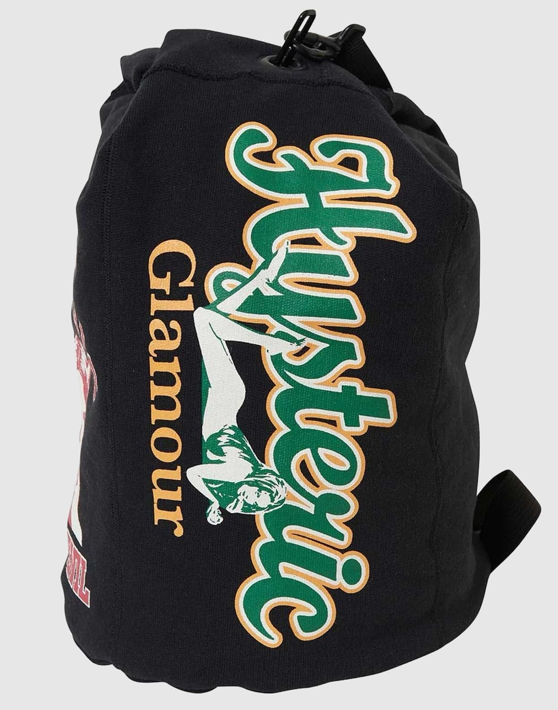 히스테릭 글래머 25fw 컬리지 콜라주 숄더백/블랙 상품이미지4