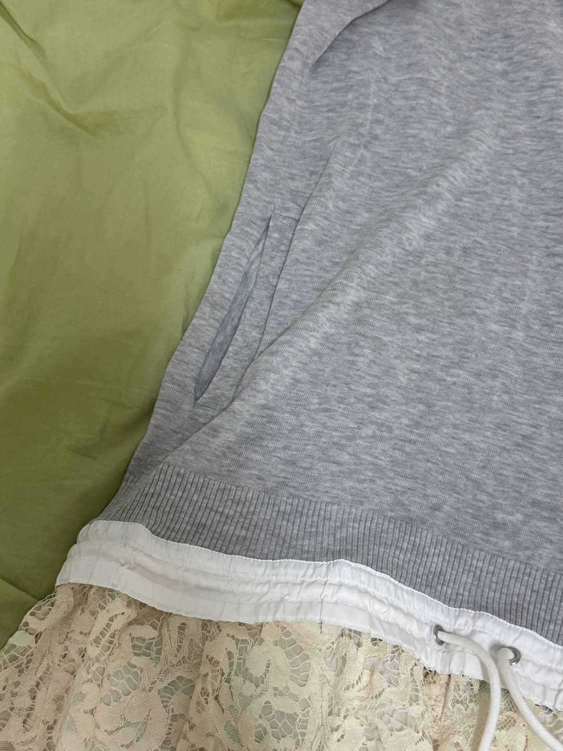 Sacai 사카이 럭 플라워레이스 원피스 반팔 상품이미지7