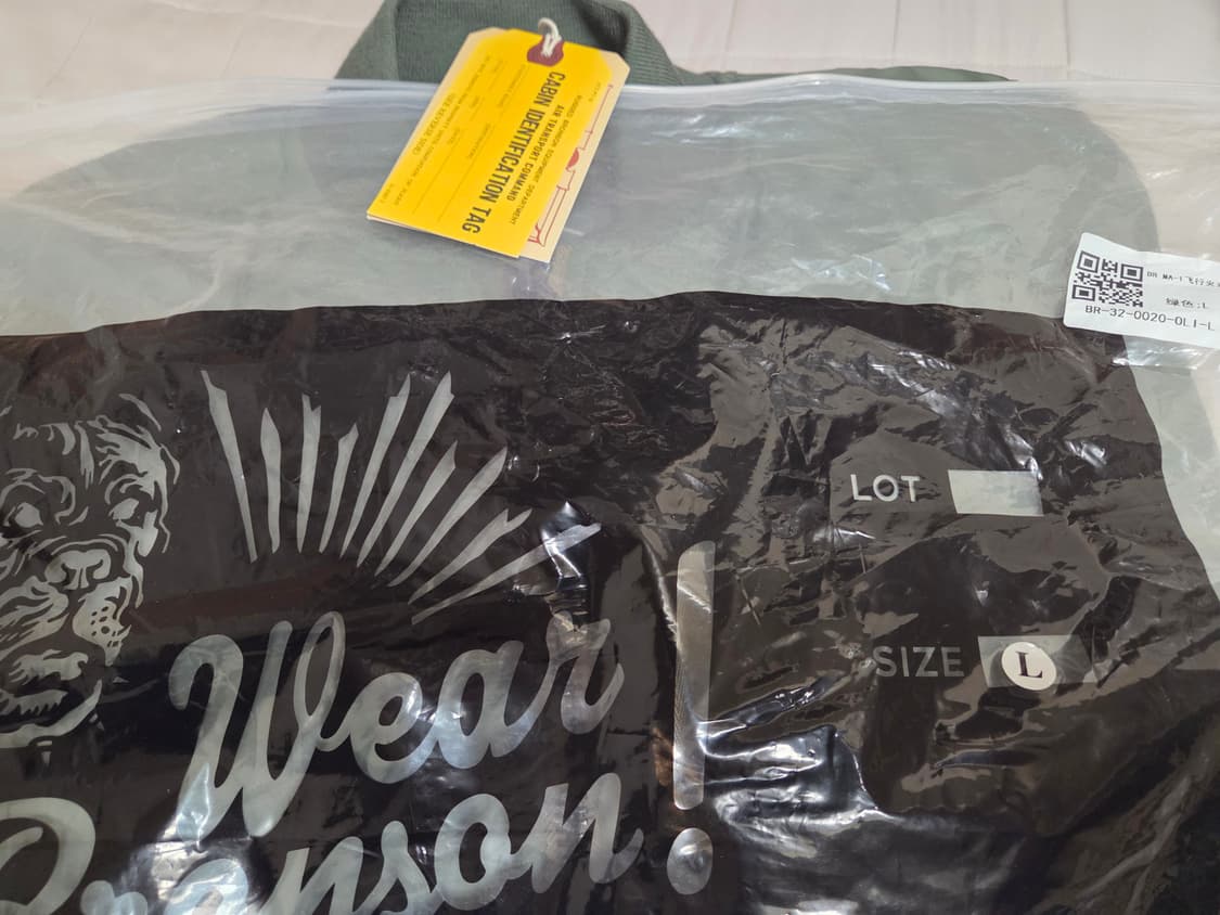 브론슨 ma-1 중국판 L 상품이미지1