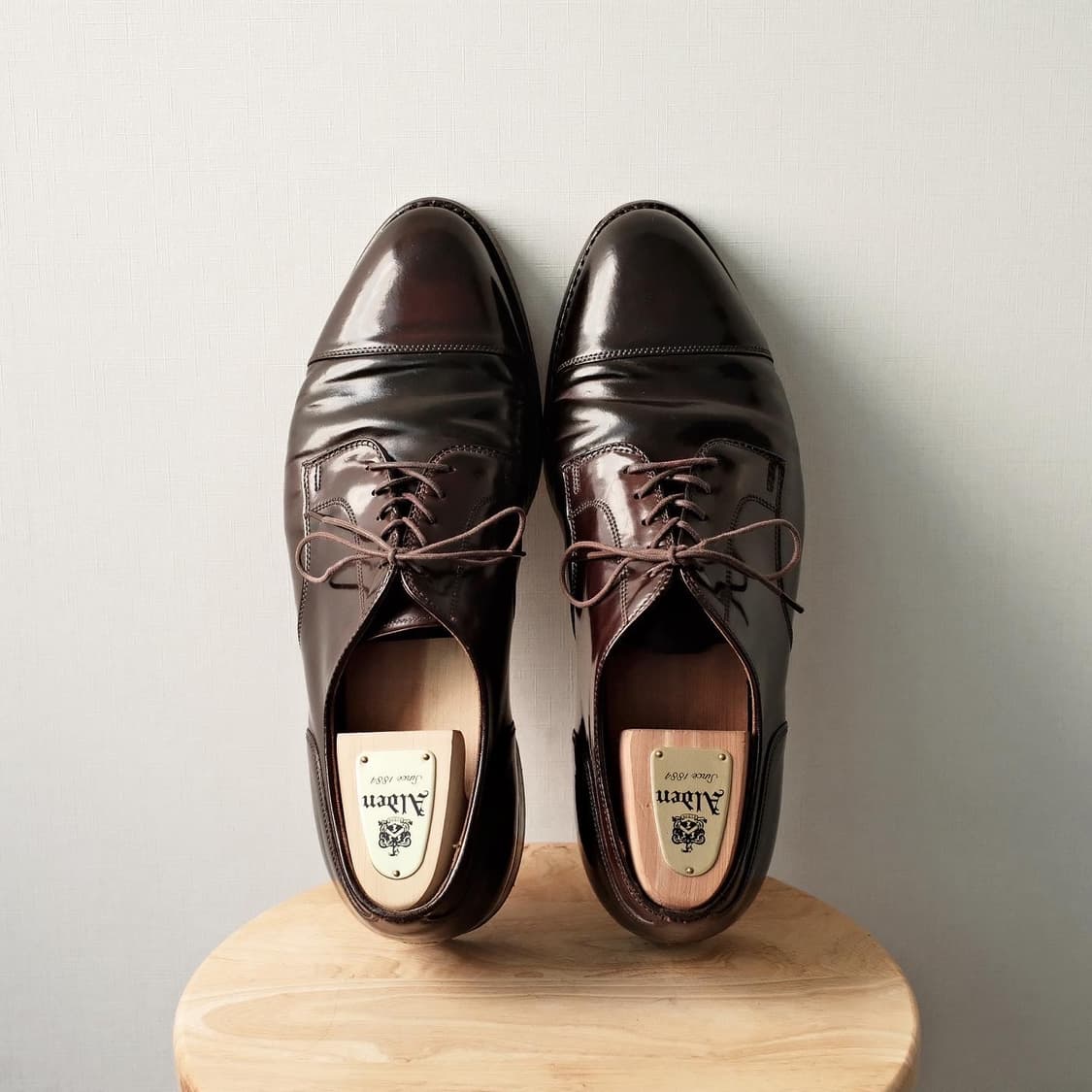 알든 2160 코도반 스트레이트팁 더비 10.5 버건디 상품이미지5