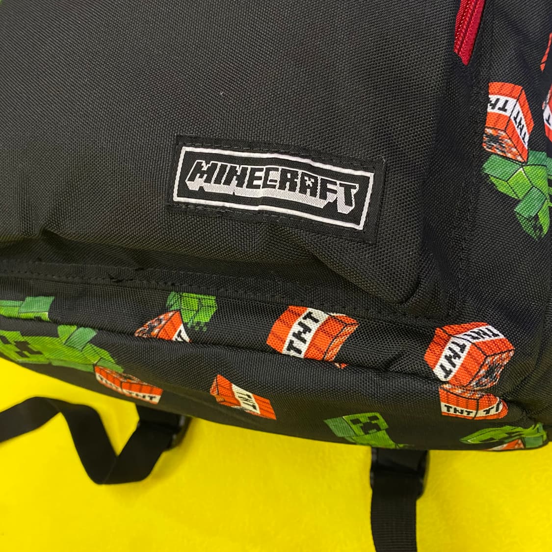 마인크래프트 크리퍼 & T.N.T 프린팅 백팩 상품이미지4