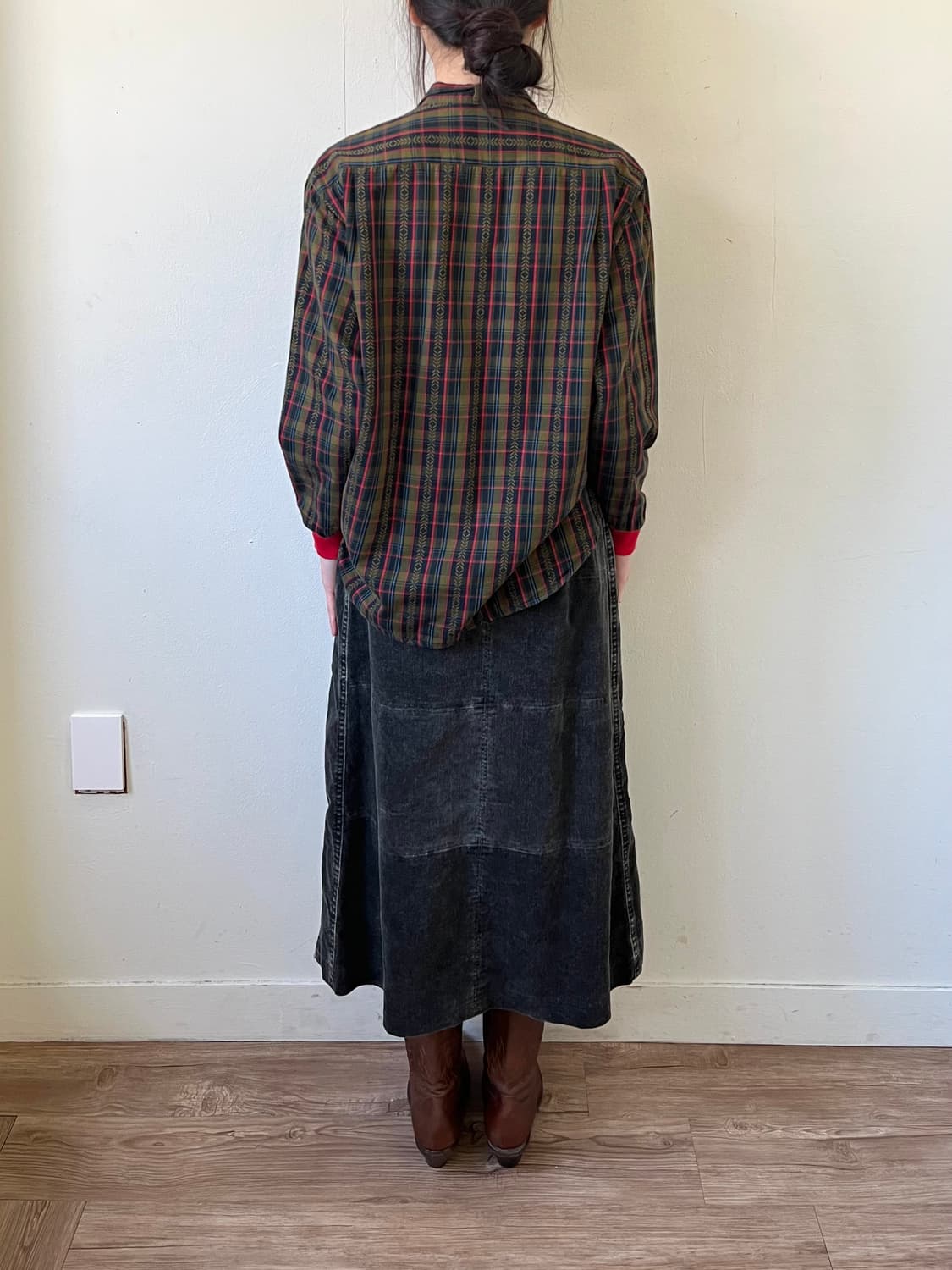 90‘s 이세이미야케 HAI 코듀로이 스커트 상품이미지9