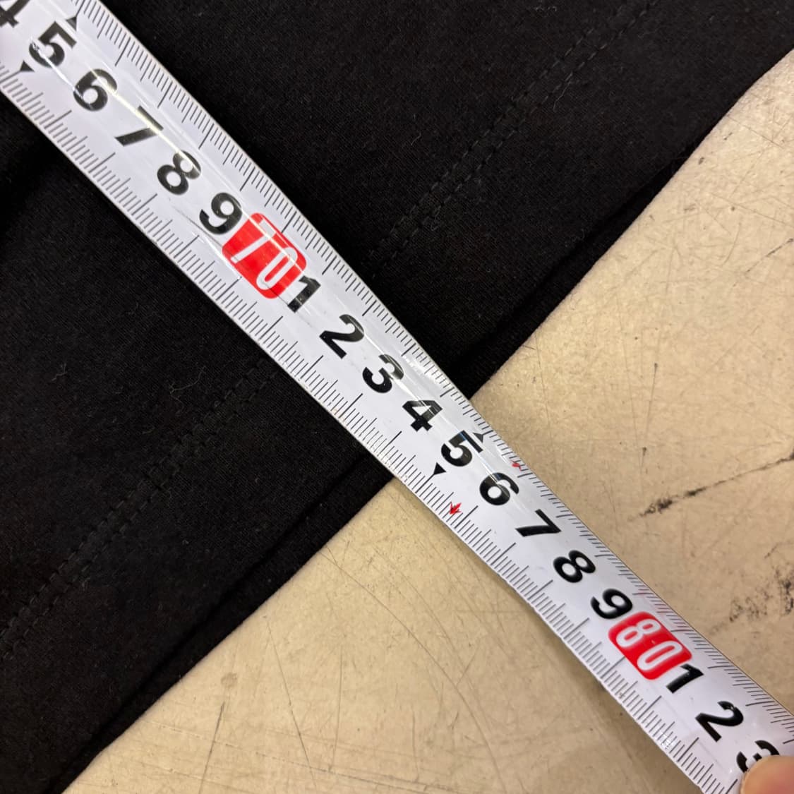 빈티지 블랙사바스 the end 프린팅 반팔티 상품이미지4