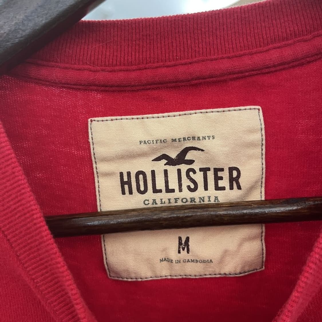 홀리스터 올드스쿨 레트로 Y2K 아치로고 반팔티 M C10977 상품이미지5