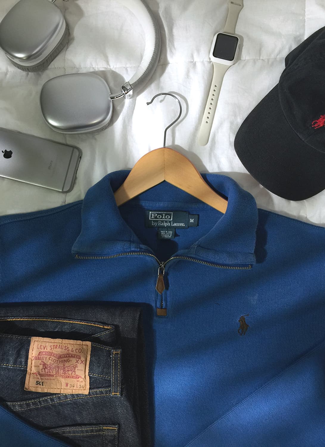 (WOMAN) 폴로랄프로렌 반집업 스웻맨투맨 XL  상품이미지1