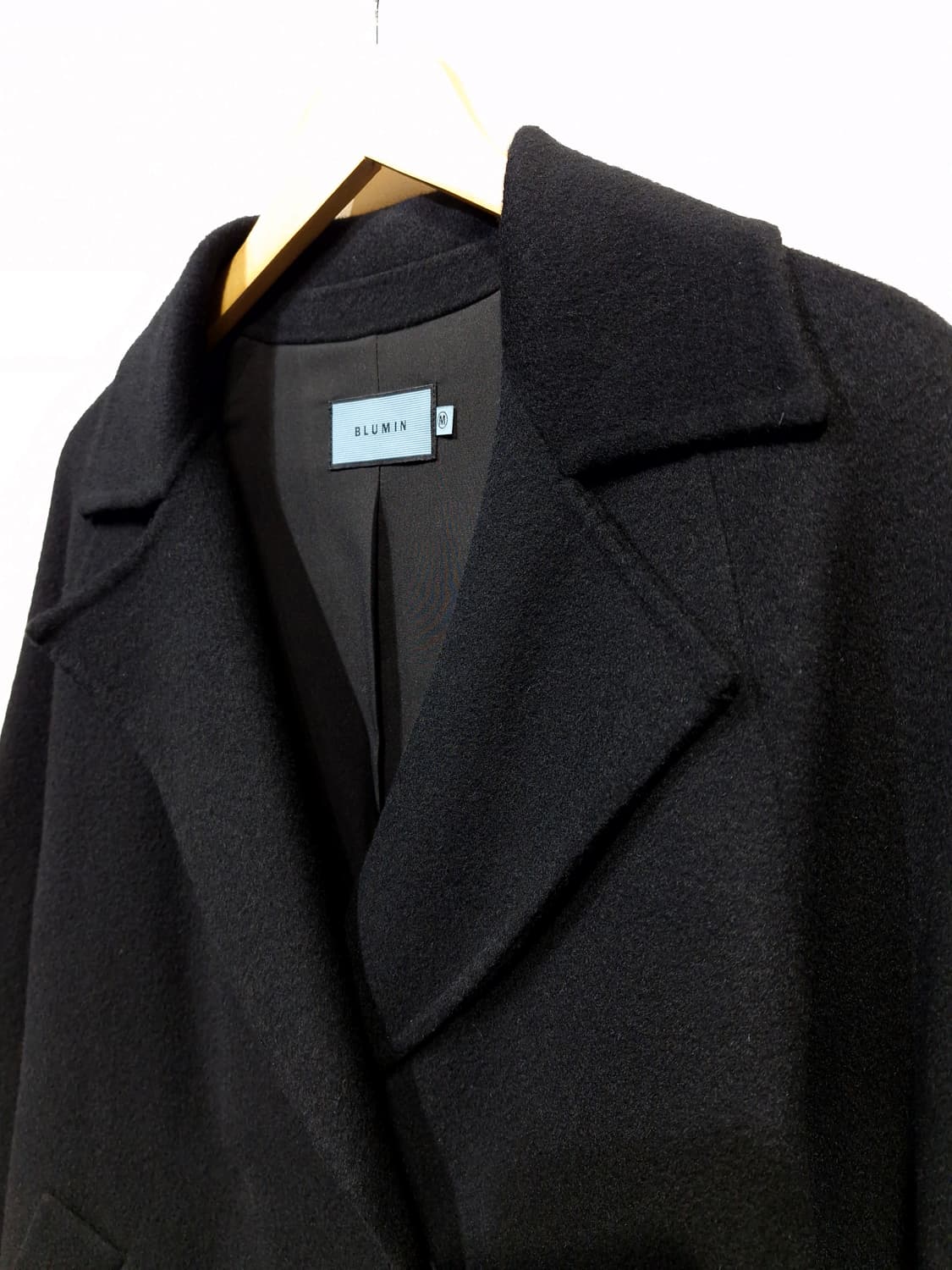 BLUMIN 블루민 로샤슬릿 핸드메이드 울 코트 상품이미지3