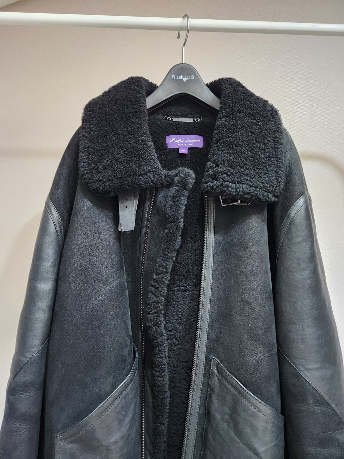 폴로랄프로렌 퍼플라벨 무스탕 시어링자켓 상품이미지3