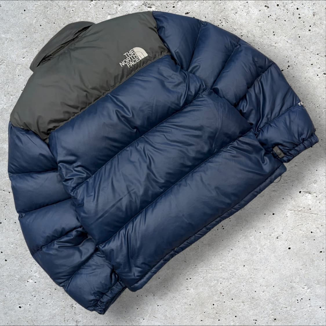 [S] 08s 노스페이스 700 눕시 구형 패딩 네이비/그레이 B341 상품이미지2