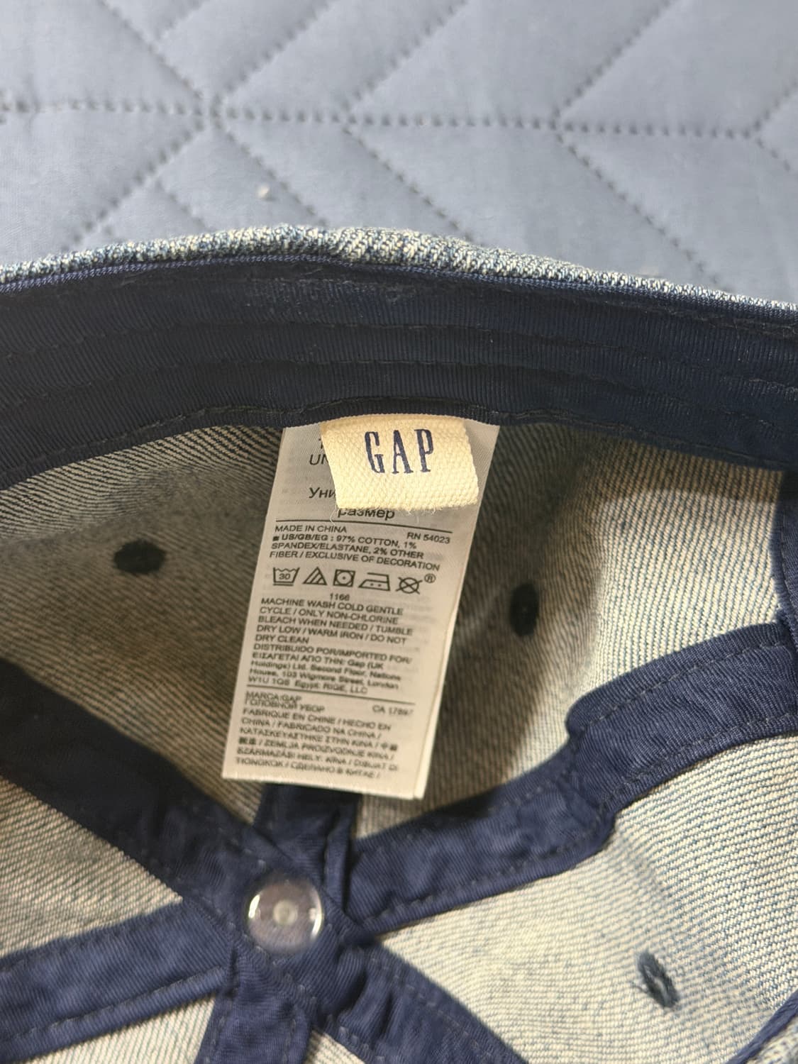 Gap 빈티지 데님 볼캡 상품이미지3