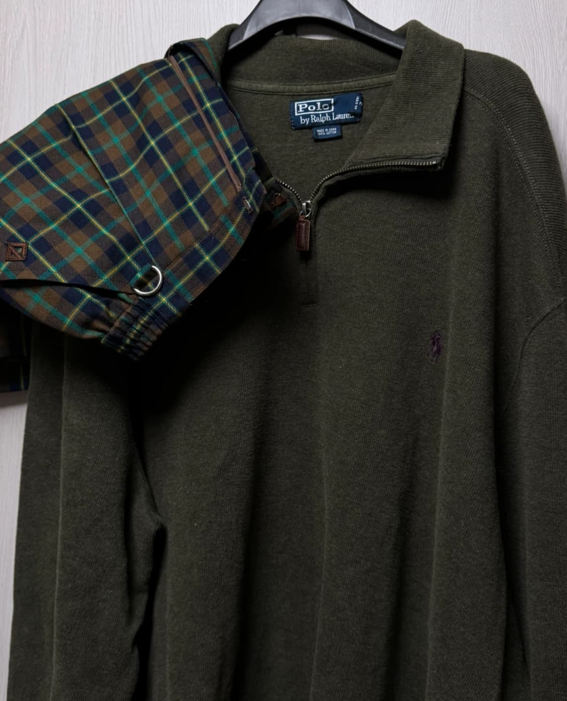 디올 체크 반바지 상품이미지1