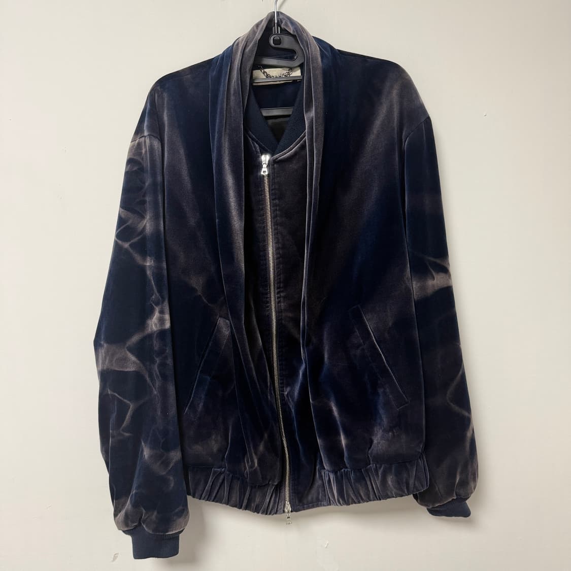 지용킴 23aw 숄카라 자켓 네이비 L 상품이미지1