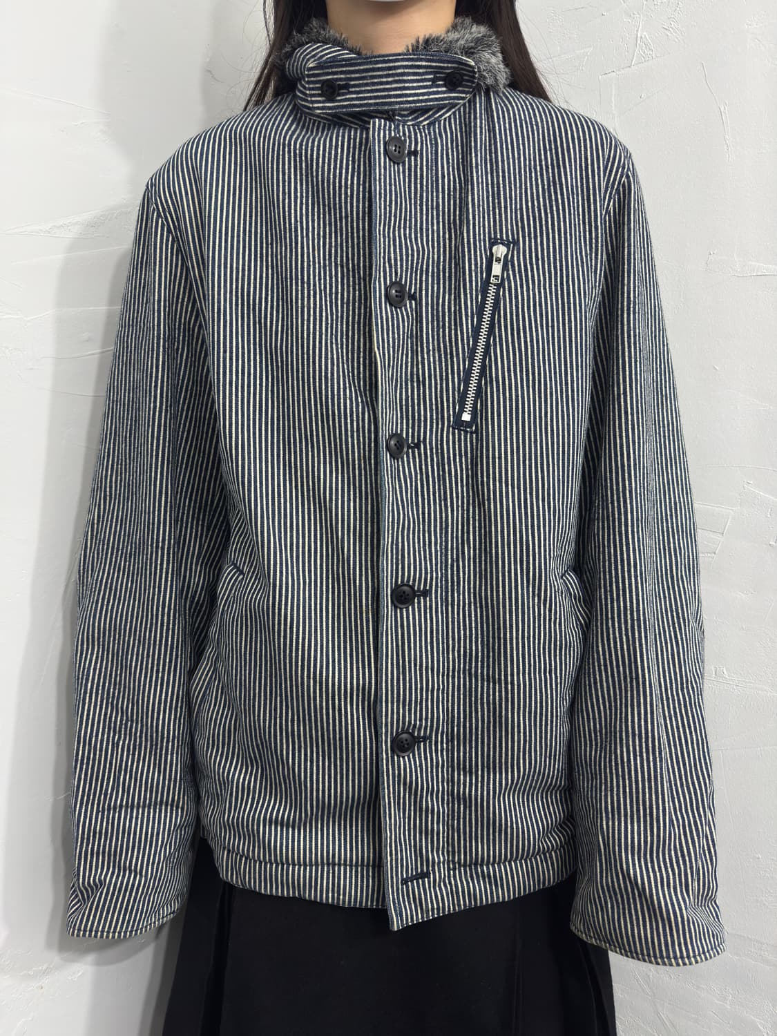 takeo kikuchi fur detail jacket 상품이미지1