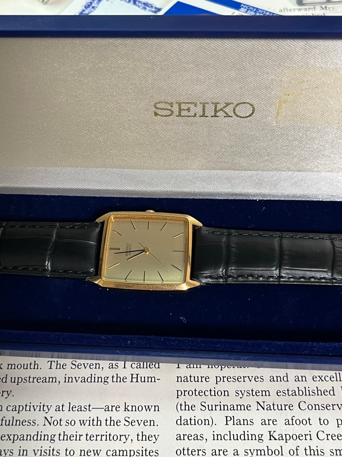 데드스탁 세이코 쿼츠 7431-5210 빈티지 드레스 워치  모델 : 세 상품이미지3