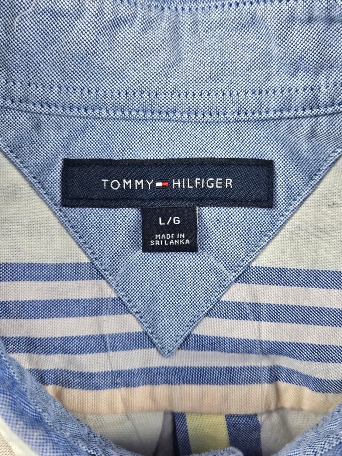 타미힐피거 파이프라인 스트라이프 패턴 셔츠 ( L ) / 11086 상품이미지9