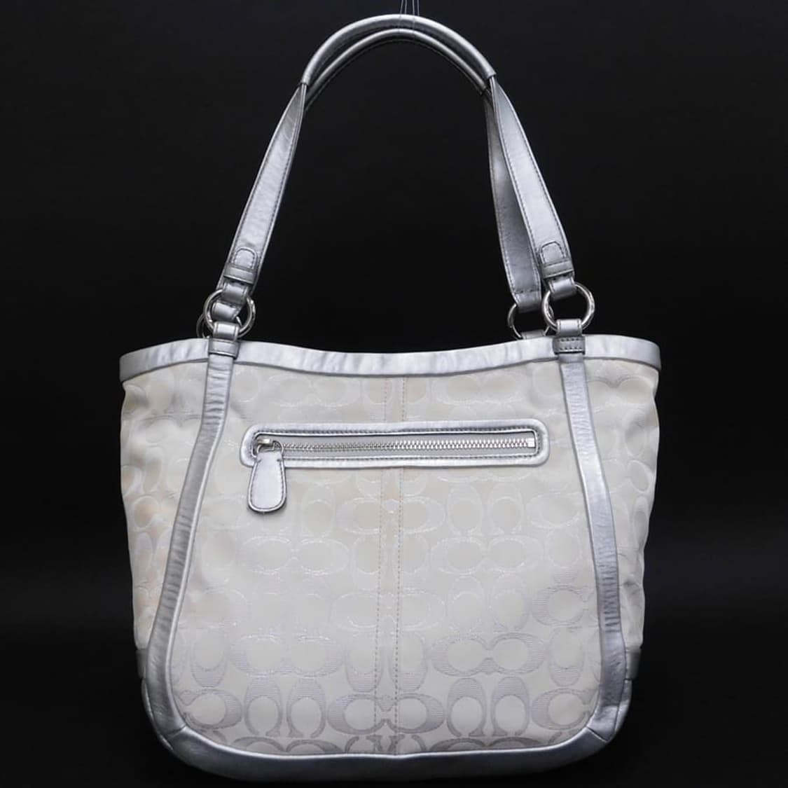 코치 실버 y2k 토트백 숄더백  상품이미지2