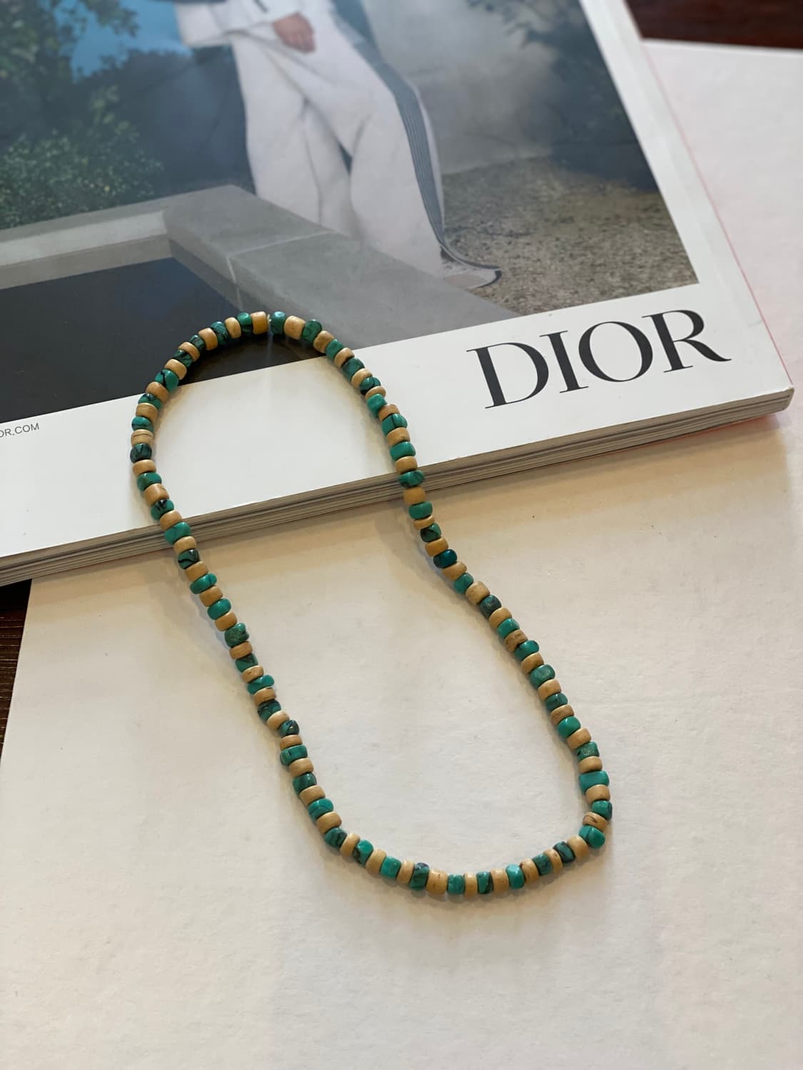 빈티지 비즈 목걸이 상품이미지2