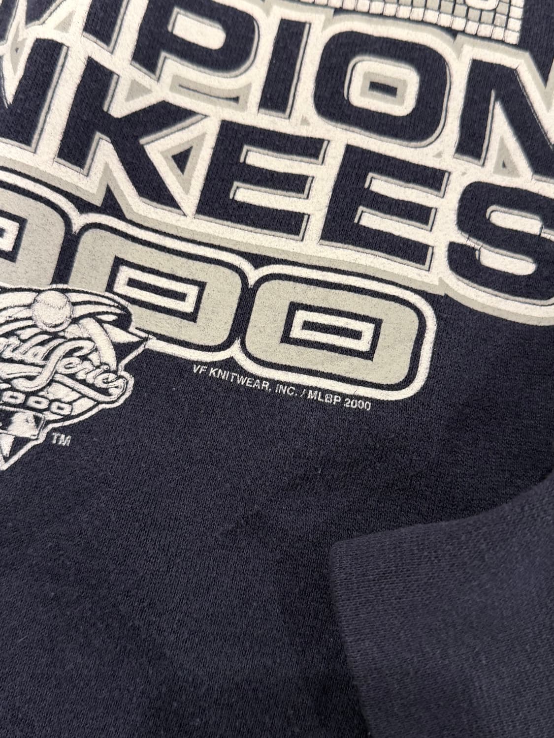 00s Lee 리 MLB 2000 챔피언 뉴욕 양키스 스웻셔츠 상품이미지8