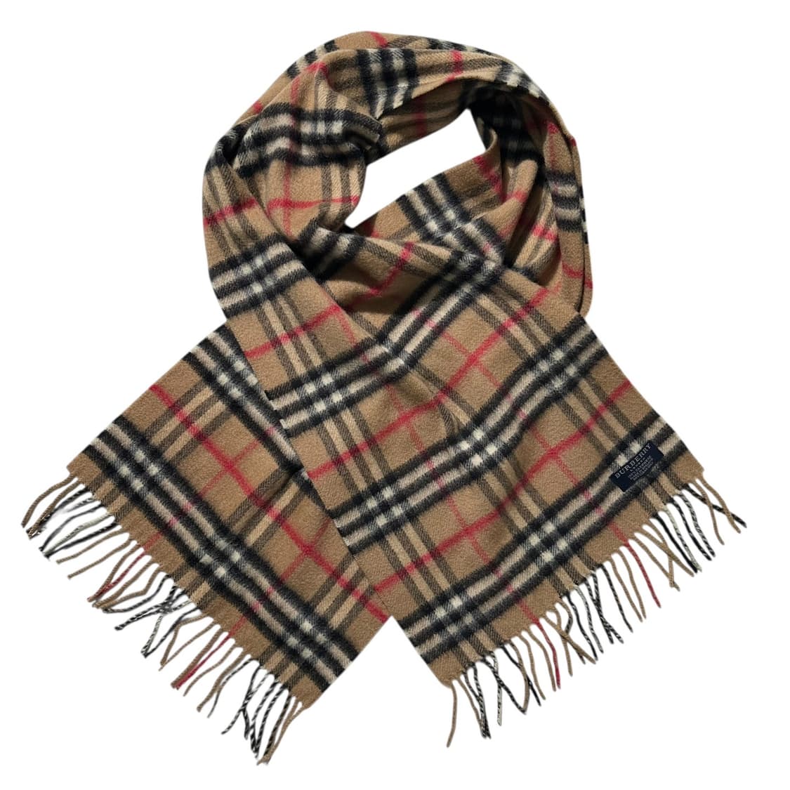 버버리 캐시미어 100% 노바체크 머플러 목도리 상품이미지2