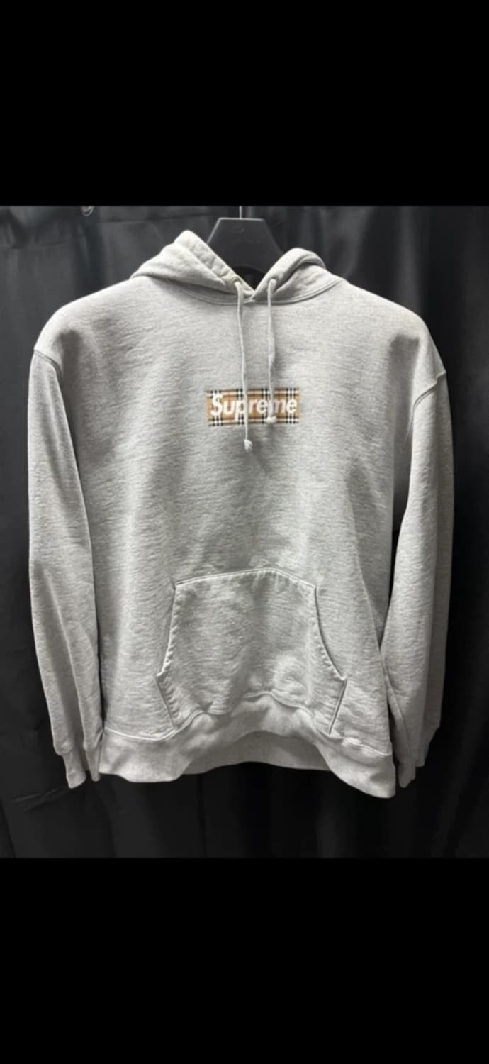 슈프림 버버리 후드 크림 구매 정품 L 사이즈 상품이미지1