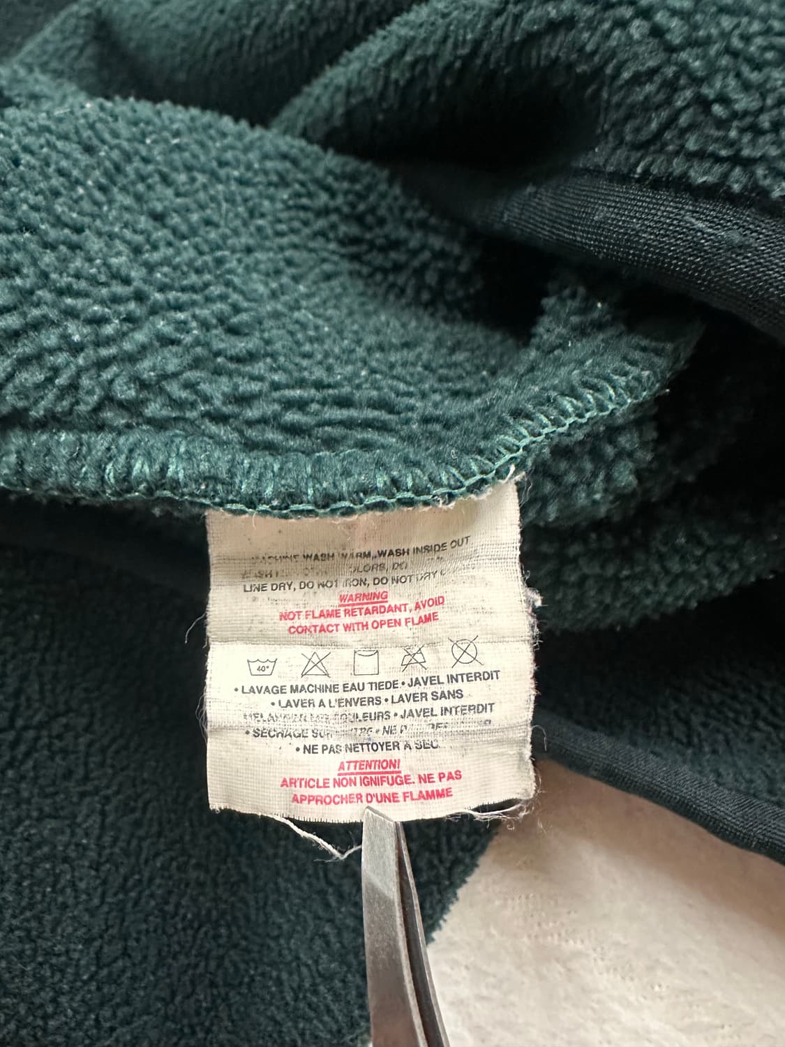 (XL)90s 파타고니아 신칠라 헤비웨이트 다크그린 상품이미지8