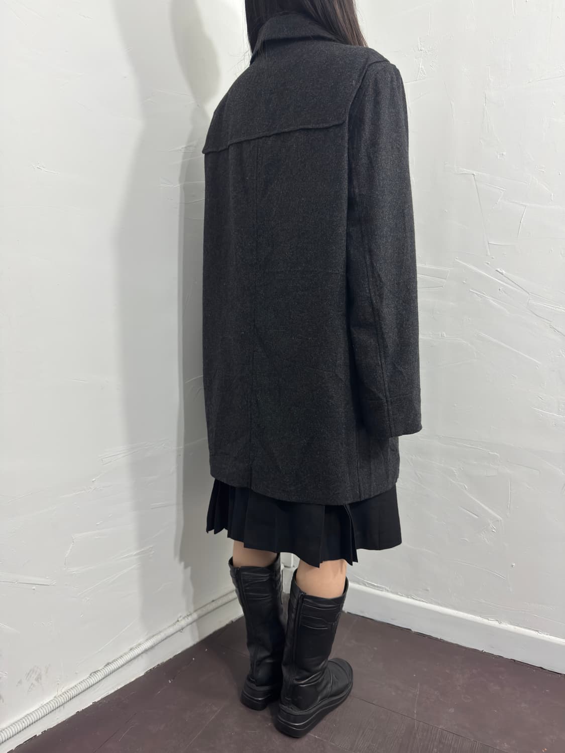 yacht duffle wool coat 상품이미지5