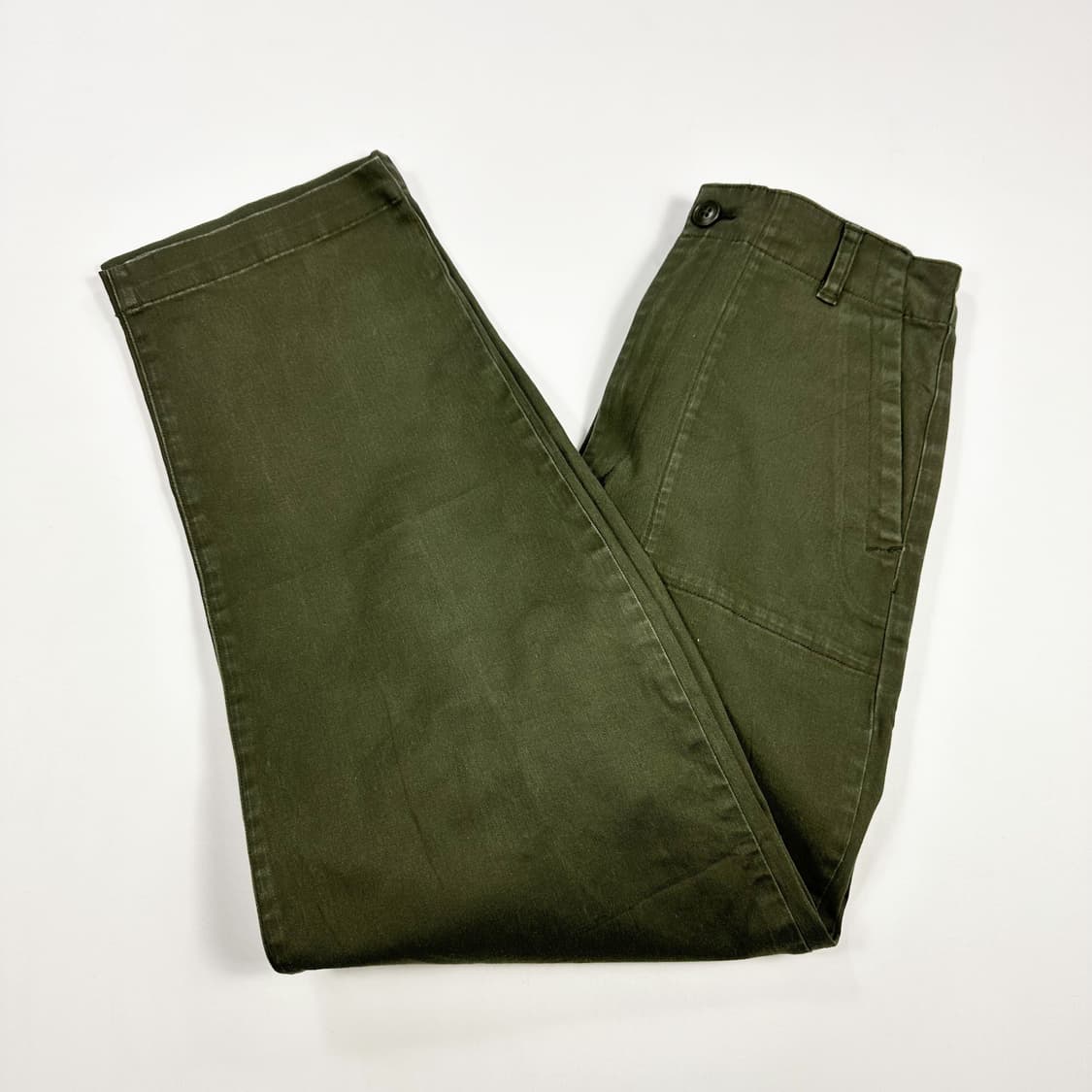 29 JPN 재팬빈티지 클래식 퍼티그팬츠 카키 상품이미지1