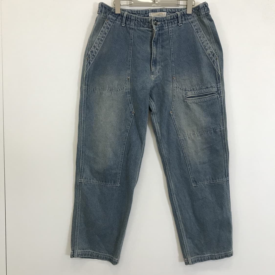 프리즘웍스 더블니 데님팬츠 [XL] 상품이미지1