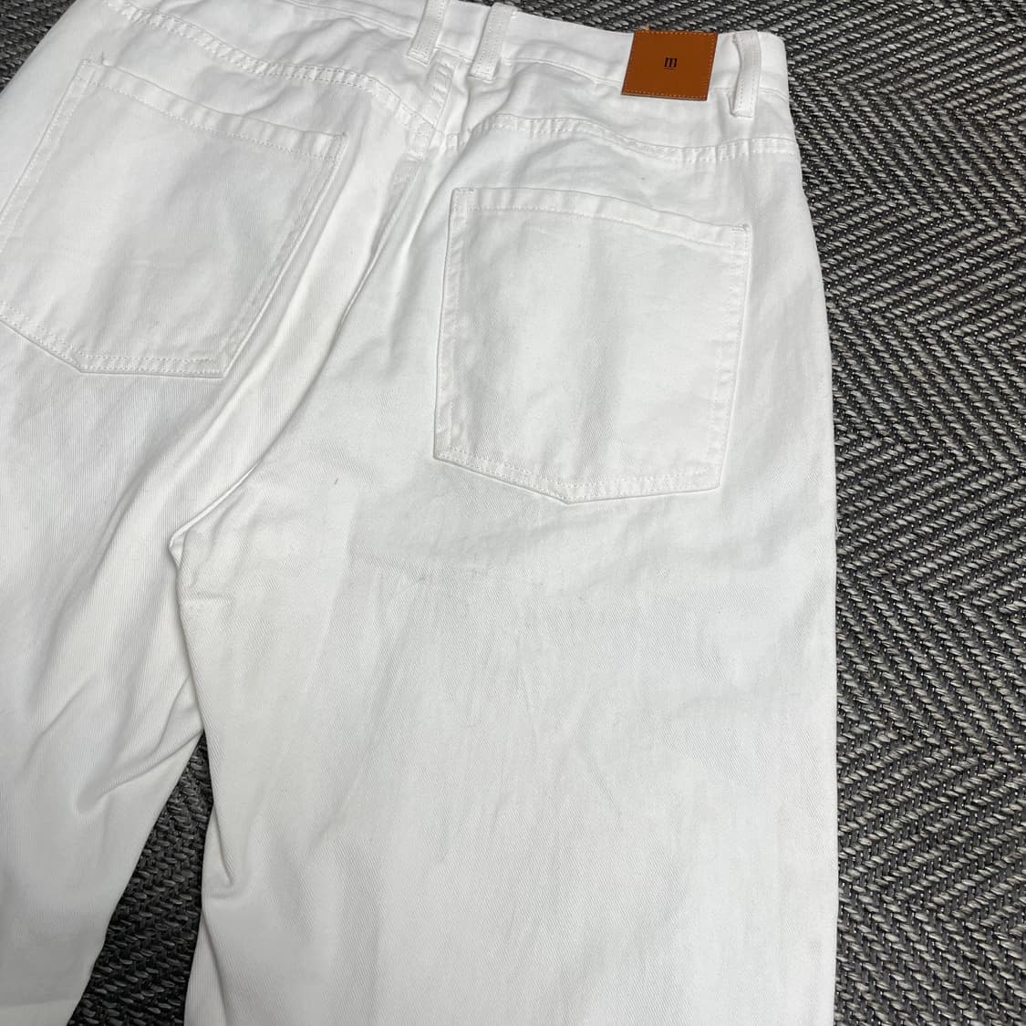 디미트리블랙 미니멀 와이드 데님 팬츠 화이트y 5159 상품이미지5