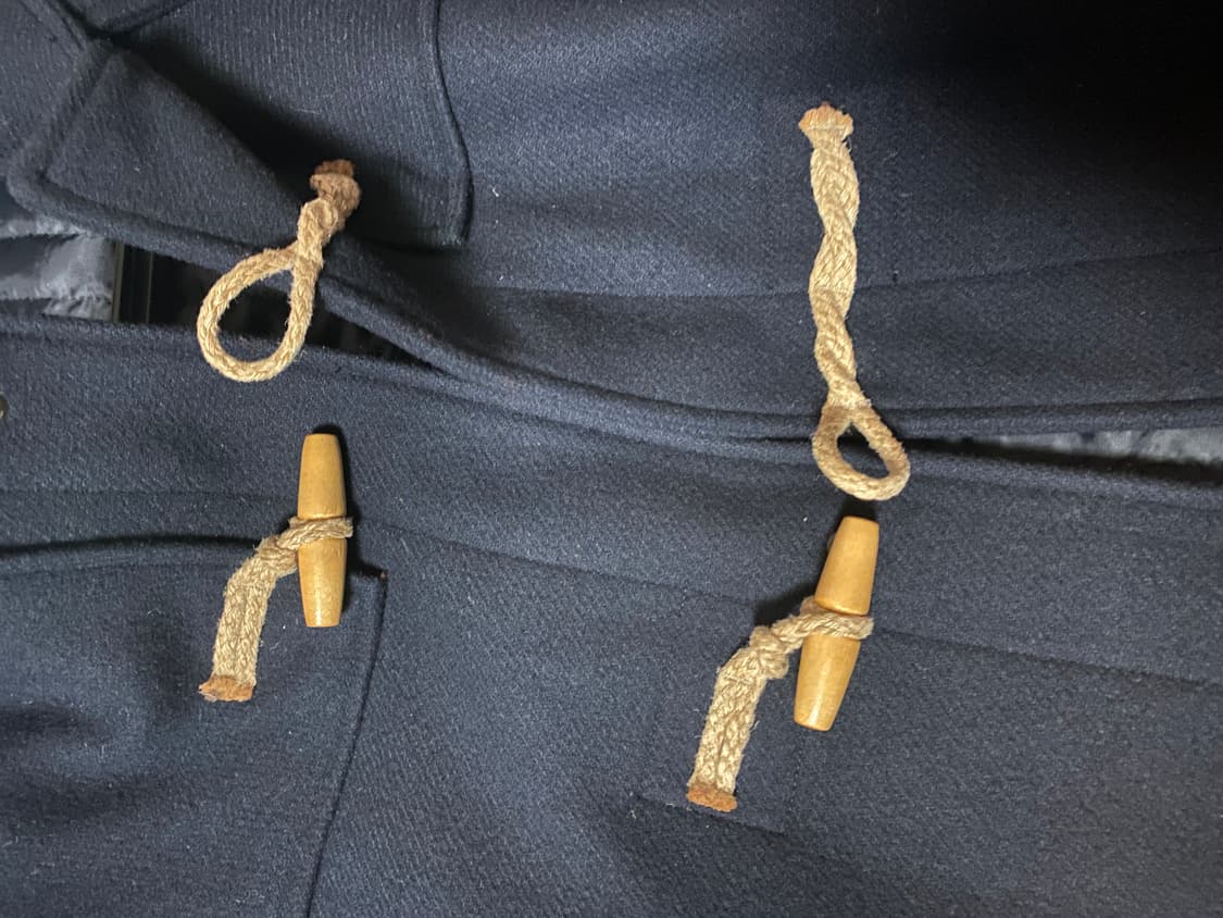 Bruman 네이비 더플 코트 L 상품이미지4