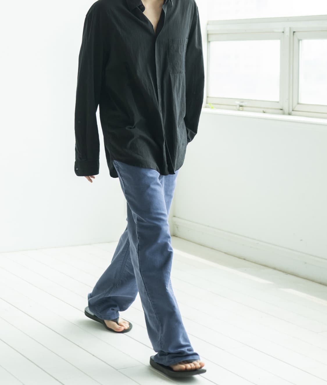 파세르 Moleskin Cotton Denim FADE BLUE m 상품이미지1