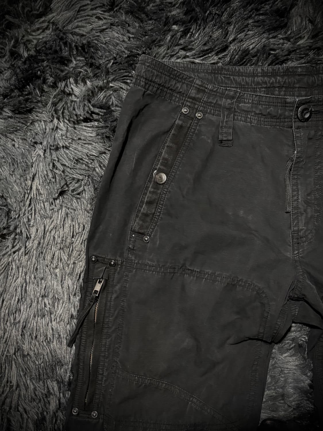 ARMANI EXCHANGE 블랙 지퍼 포켓 팬츠 상품이미지5