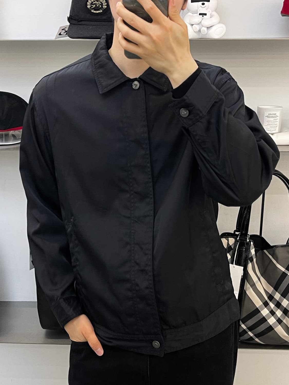 베르사체 진 쿠튀르 90s 웨스턴 스티치 나일론 자켓 상품이미지1