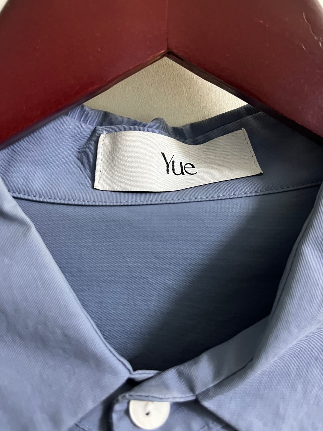 하늘색 오버핏 셔츠 상품이미지2