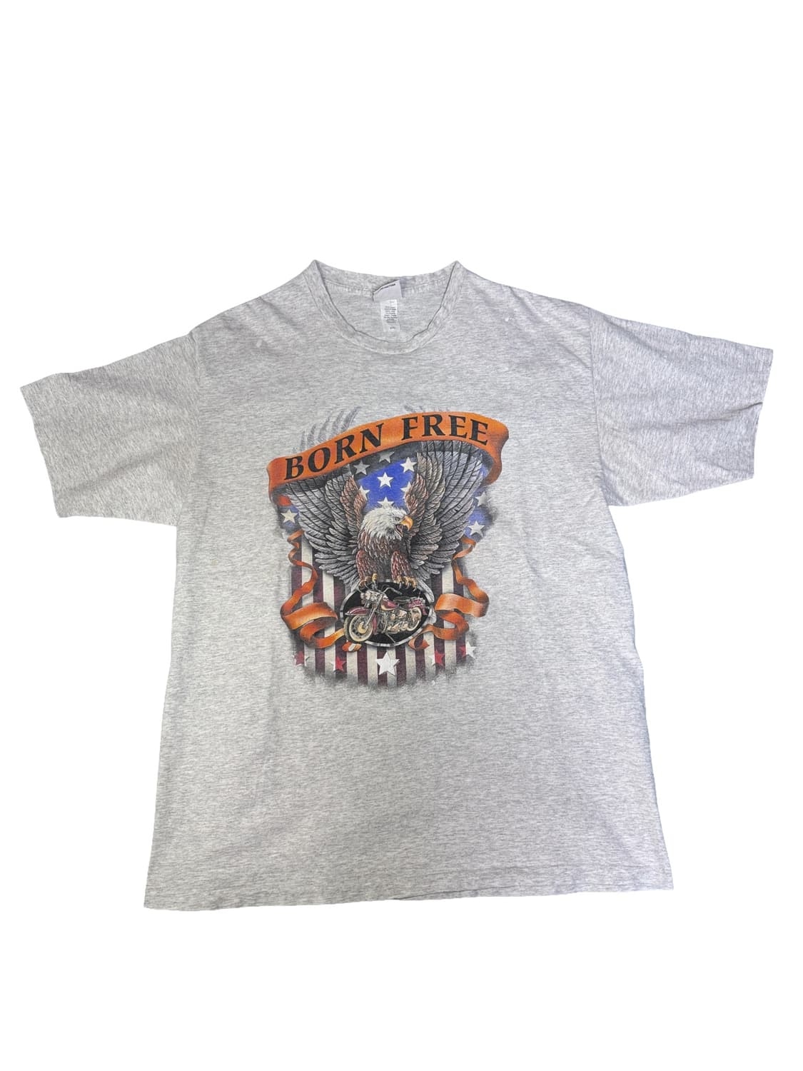 빈티지 90s BORN FREE 이글바이크 티셔츠 XXL 상품이미지1