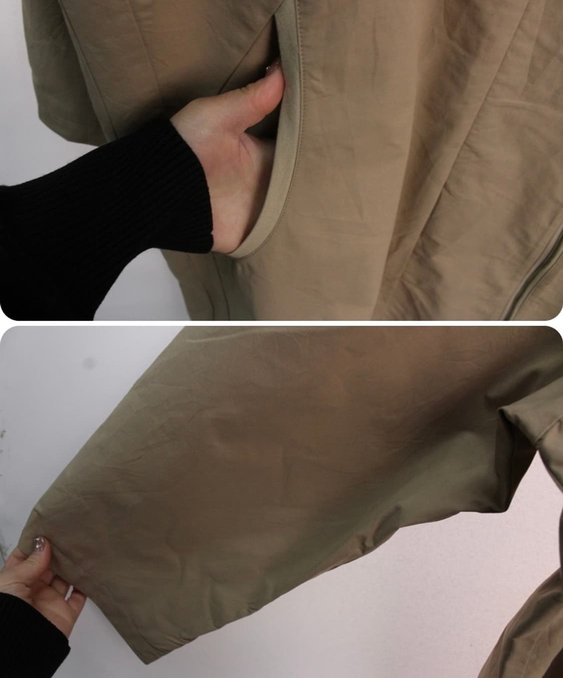 빈티지 트렌치 야상 자켓 코트 아우터 상품이미지3