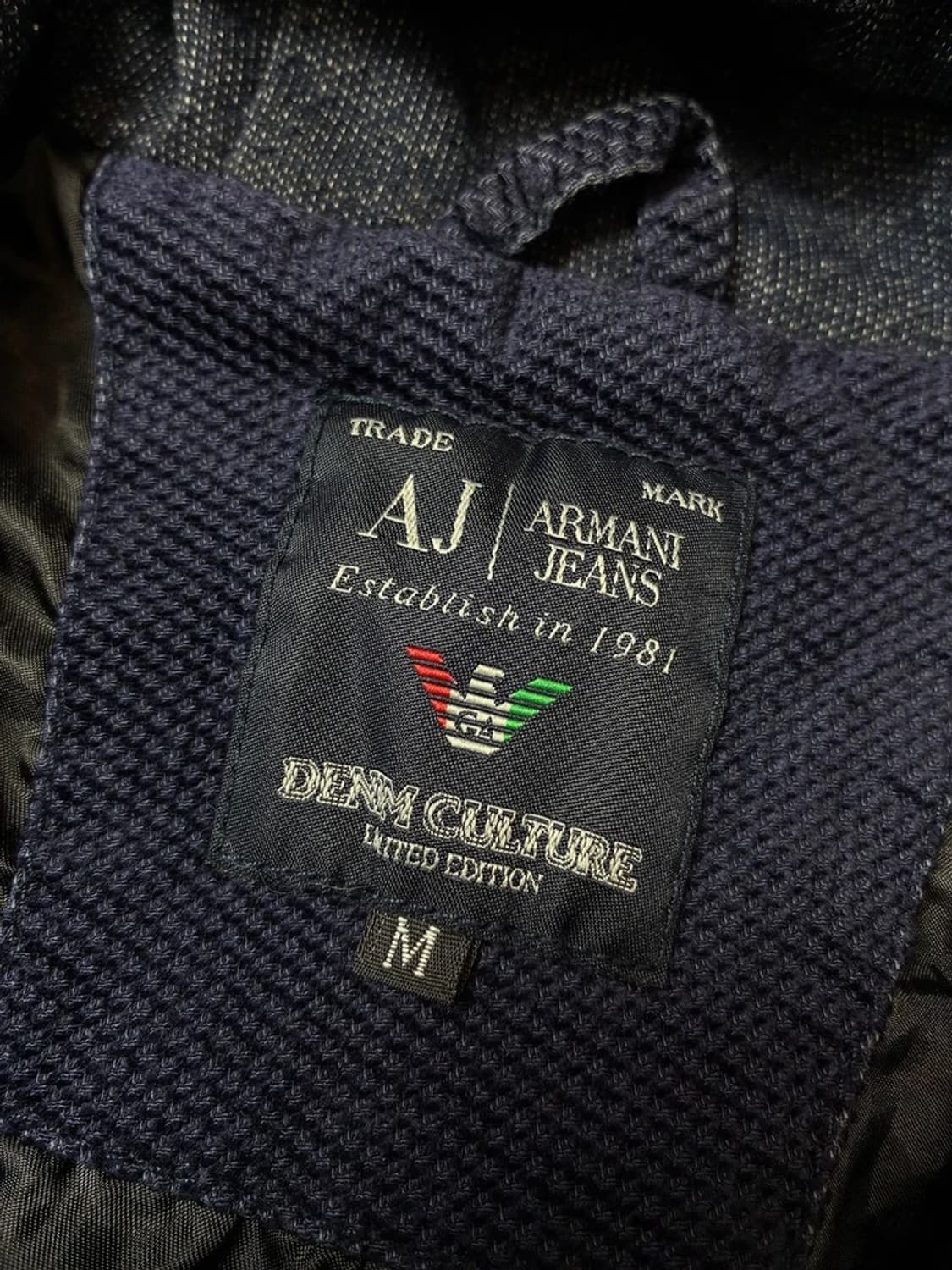 아르마니 진스 00's 헤비코튼 타올 후드 자켓 PN8284 상품이미지7