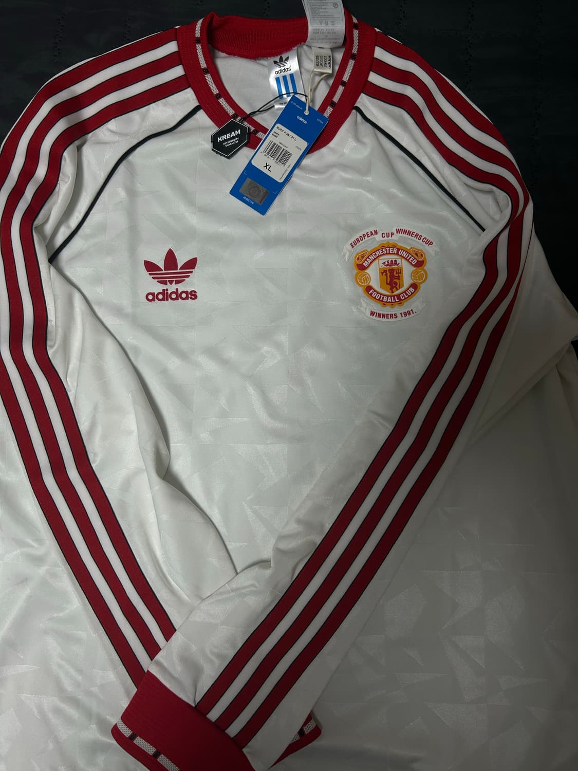 아디다스 맨체스터 유나이티드 맨유 91 레트로 어웨이 져지 유니폼 상품이미지1